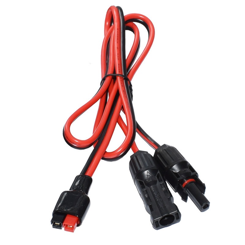 Solar Cable Mc4 Connector - 12AWG Batterijconnectorplug naar M6/8/10/MC4 Adapterkabel 30A