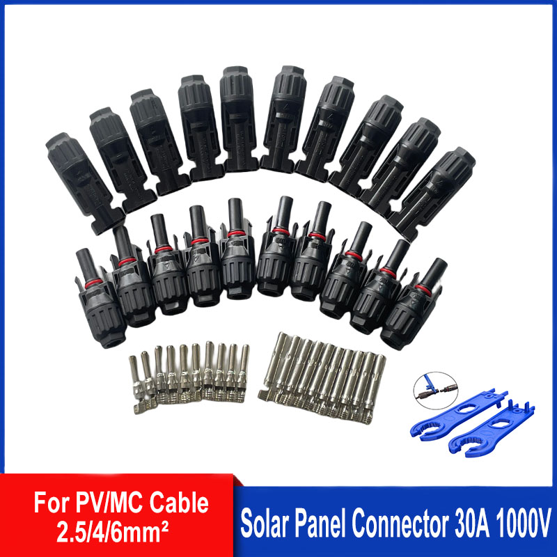 Solar Cable Mc4 Connector - 5/10 Pairs Solar Connectors PV Stekkers