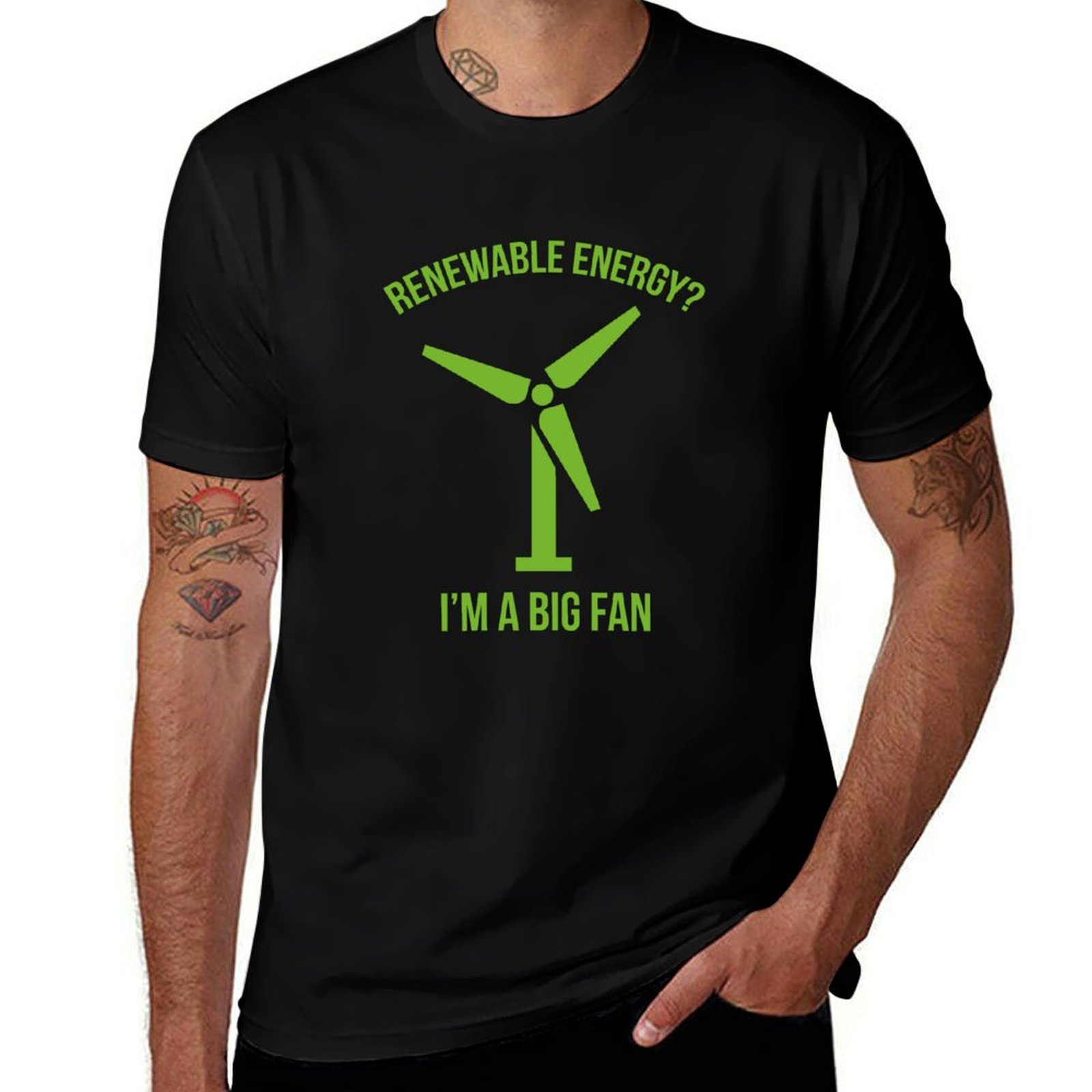 Renewable Energy Graphics - T-shirt voor duurzame energie T-shirt met