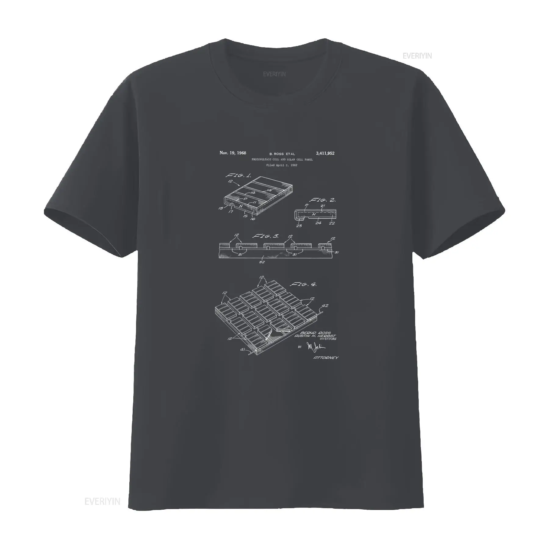 T-shirt met zonnepaneel Fotovo - Renewable Energy Graphics recensie en prijs